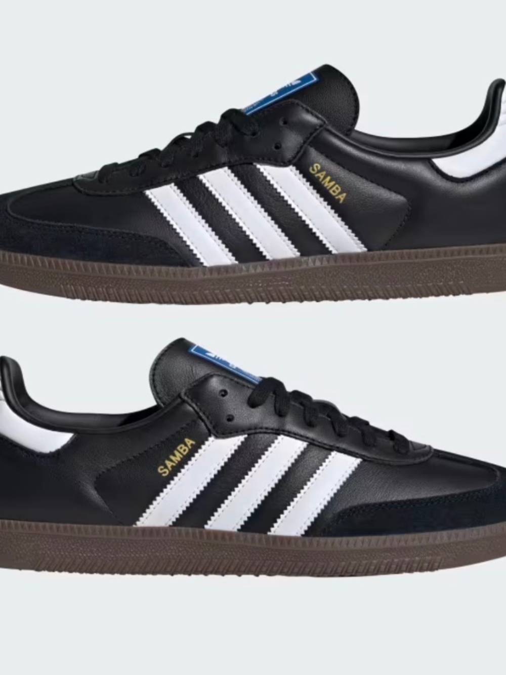 Adidas Samba OG shoes; black; US size 6